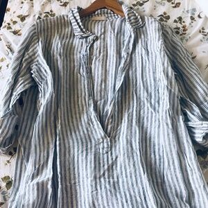 CP Shades Linen Top - Sz M - Made in US